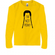 Дитяча футболка з довгим рукавом I`m not Perky
